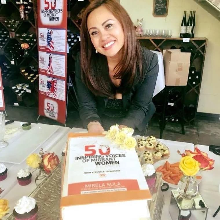 Celebrating the book's release